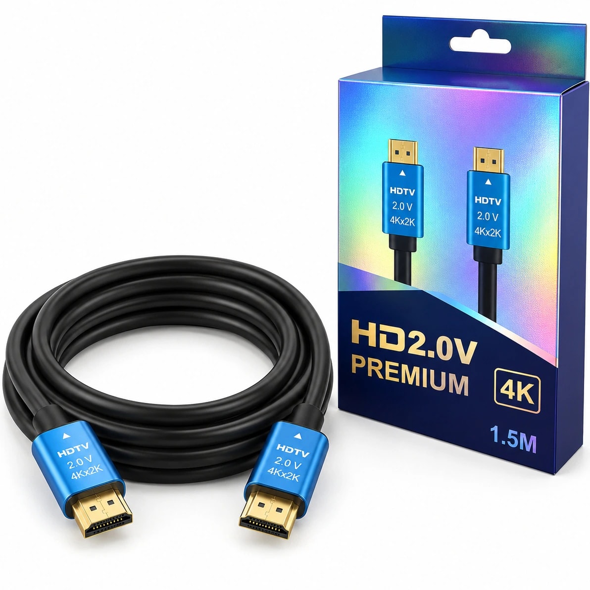 HDMI 4K OD 8.0 mm V 2.0 Package 1.5m