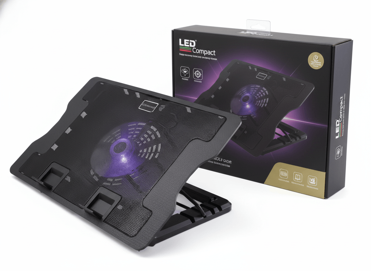 Laptop Cooling Pad LED Compact