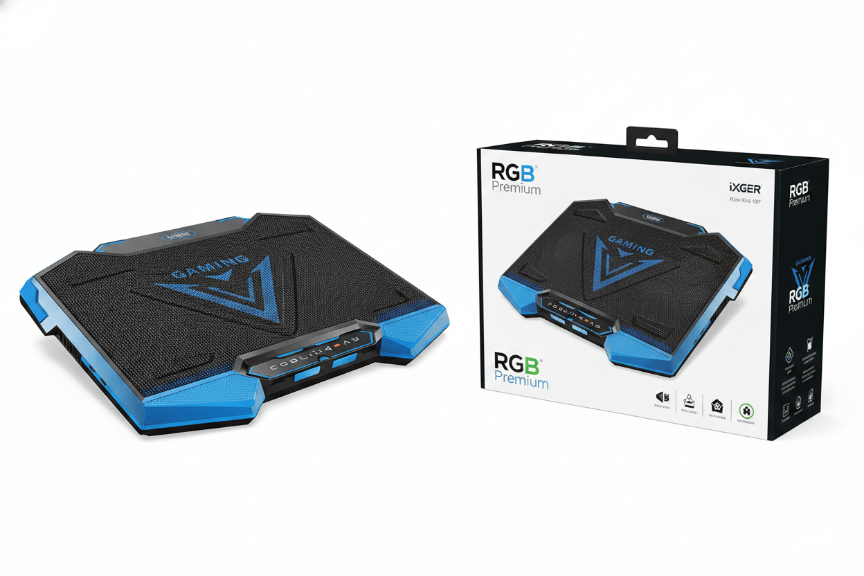Laptop Cooling Pad RGB Premium 17-inch