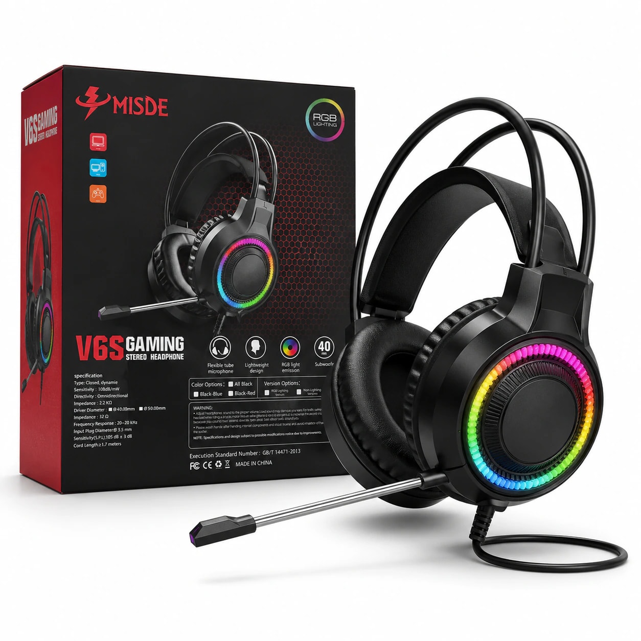 Headphone Gaming V6S